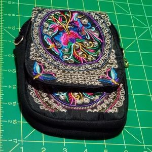 🆕Ladys Embroidery Flower Pattern Shoulder handbag